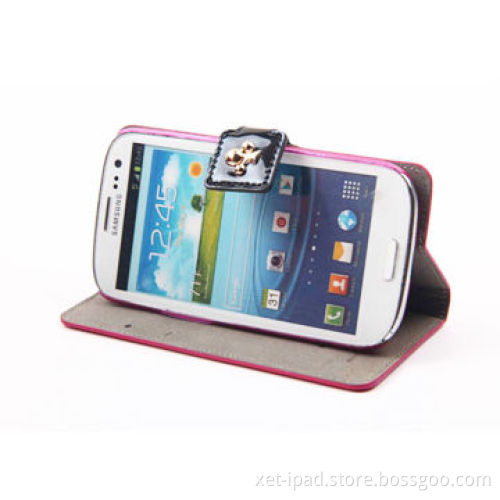Mobile phone protection cases for Samsung S3 9300, with smart stand function